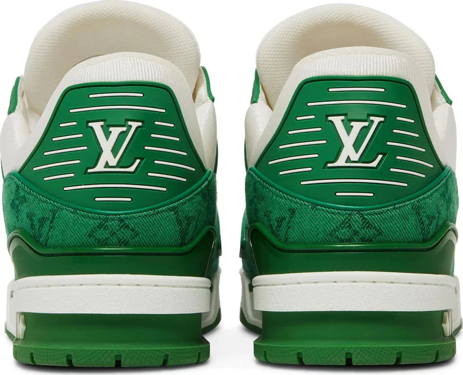 LV Trainer - (Green Monogram Denim)
