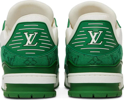 LV Trainer - (Green Monogram Denim)