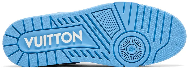 LV Trainer - (Embossed Monogram - Blue)