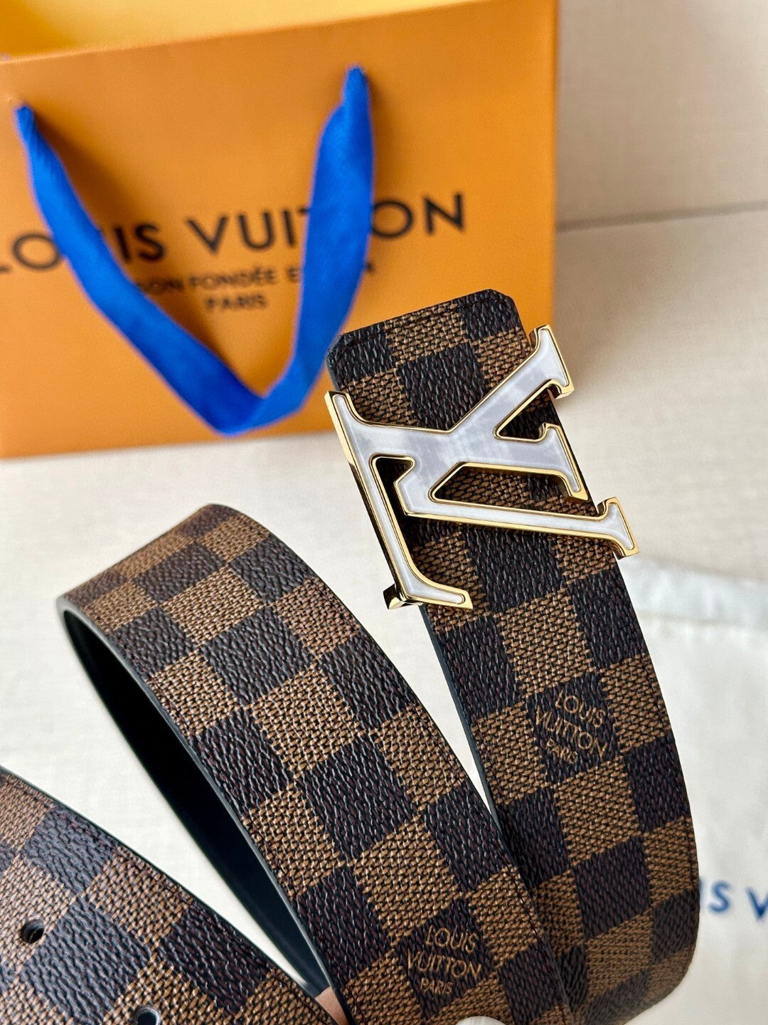 LV Belt (Reversible Damier)