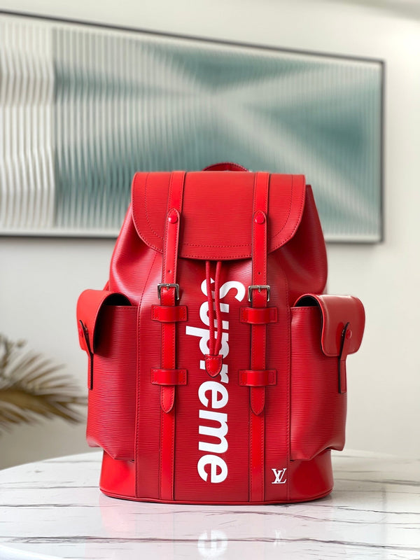 LV Backpack (Christopher PM - Red Supreme)