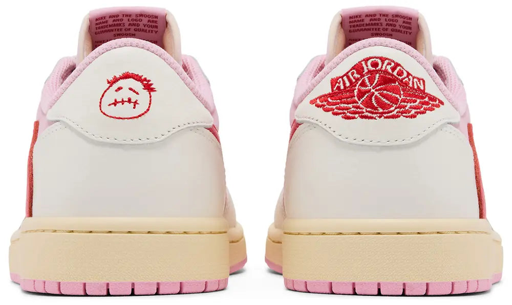 Jordan 1 Retro Low - Travis Scott (Sail Tropical Pink)
