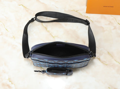 LV Messenger Bag (Navy River Blue Monogram)