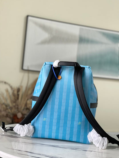 LV Backpack (Discovery Damier Stripes)
