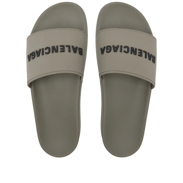 Balenciaga Pool Slides - Grey