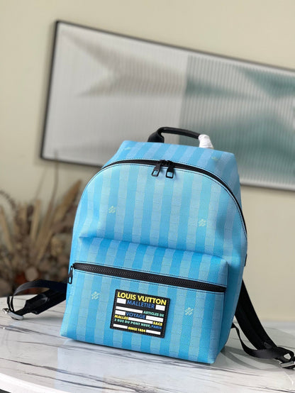 LV Backpack (Discovery Damier Stripes)