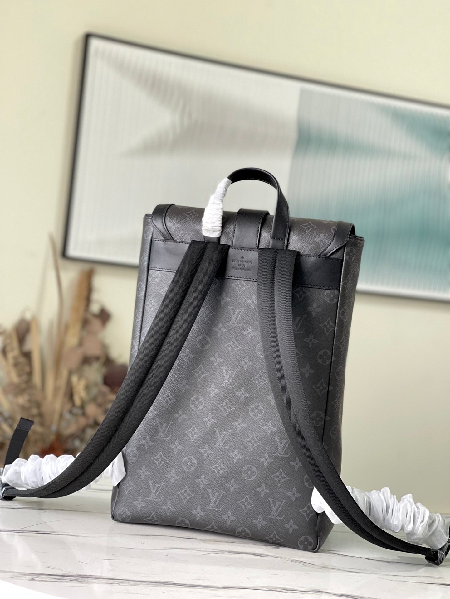 LV Backpack (Monogram Eclipse Saumur)