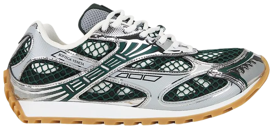 Bottega Veneta Orbit Sneaker (Billiard Green Silver)