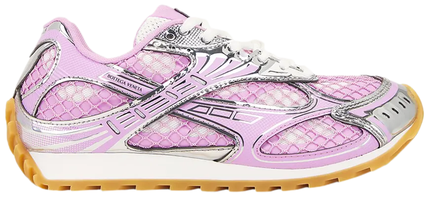 Bottega Veneta Orbit Sneaker (Gloss Silver)