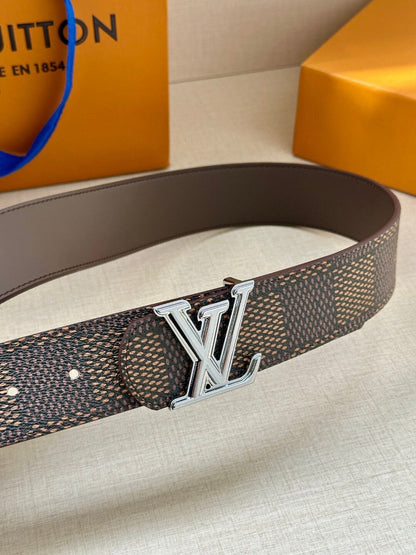 LV Belt (Reversible Damier Graphite Canvas)