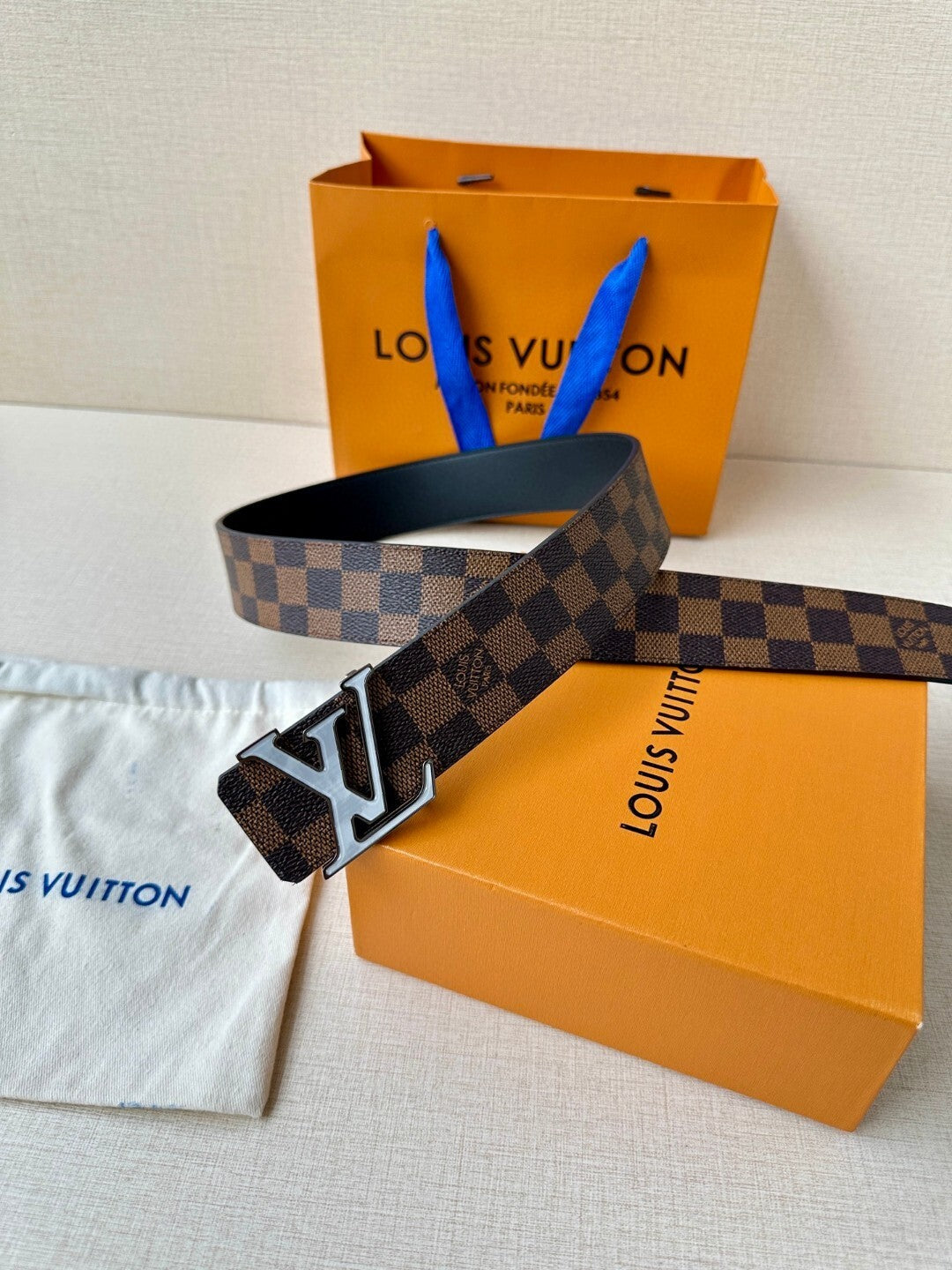 LV Belt (Reversible Damier)