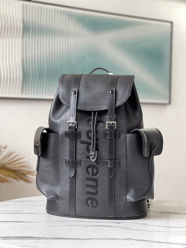 LV Backpack (Christopher PM - Black Supreme)