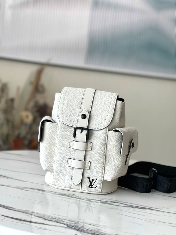 LV Backpack (Nano Christopher - White)