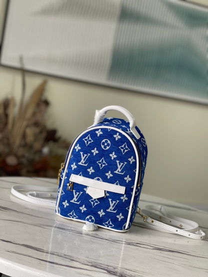 LV Backpack (Monogram Jacquard Palm Springs)