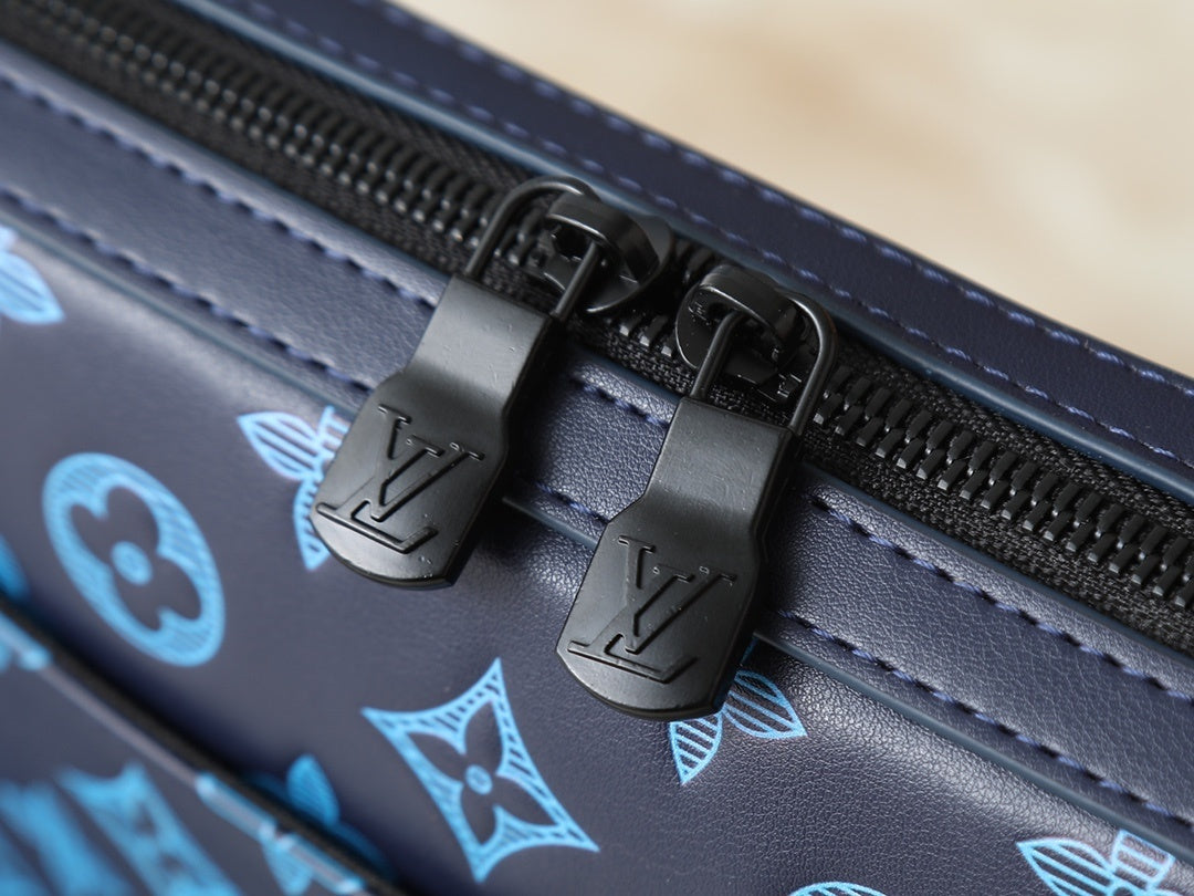 LV Messenger Bag (Navy River Blue Monogram)