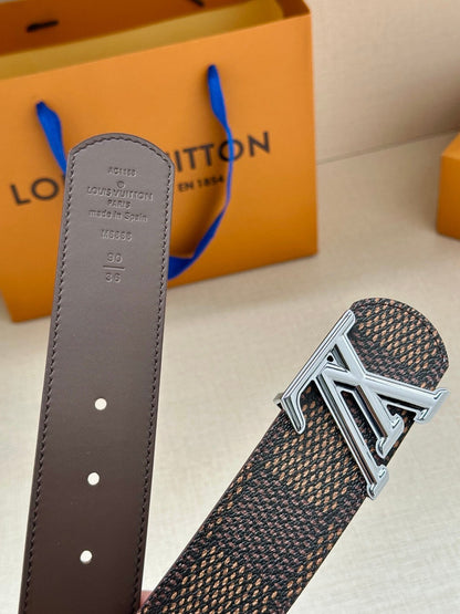 LV Belt (Reversible Damier Graphite Canvas)