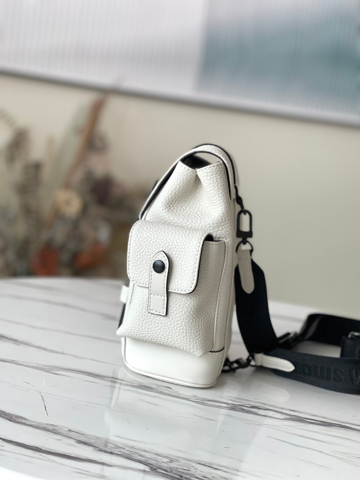 LV Backpack (Nano Christopher - White)