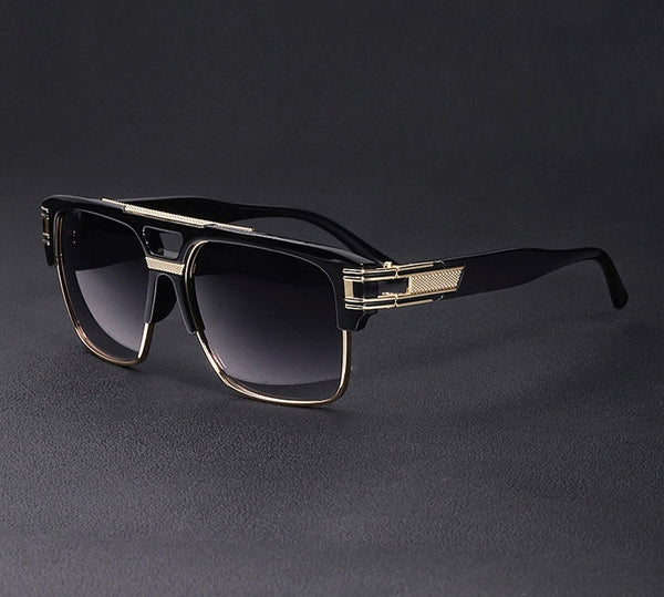 IL - Luxury Sunglasses for Men With Frame Mirror Gradient Clear Lens - Anti-Blue Light Protection