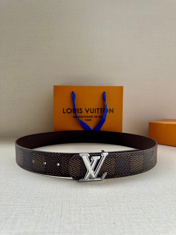 LV Belt (Reversible Damier Graphite Canvas)
