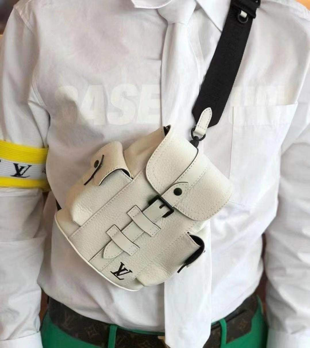LV Backpack (Nano Christopher - White)