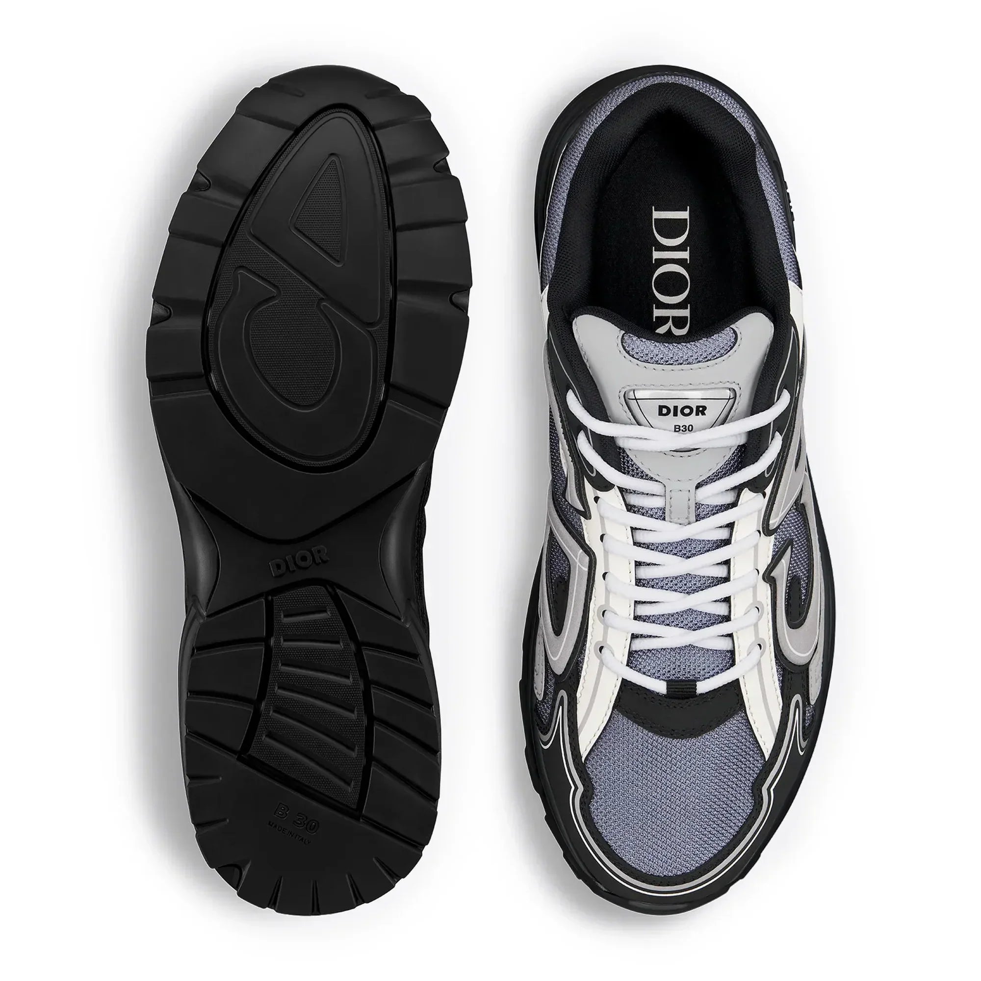 Dior B30 Trainer - (Blue Grey White Black)