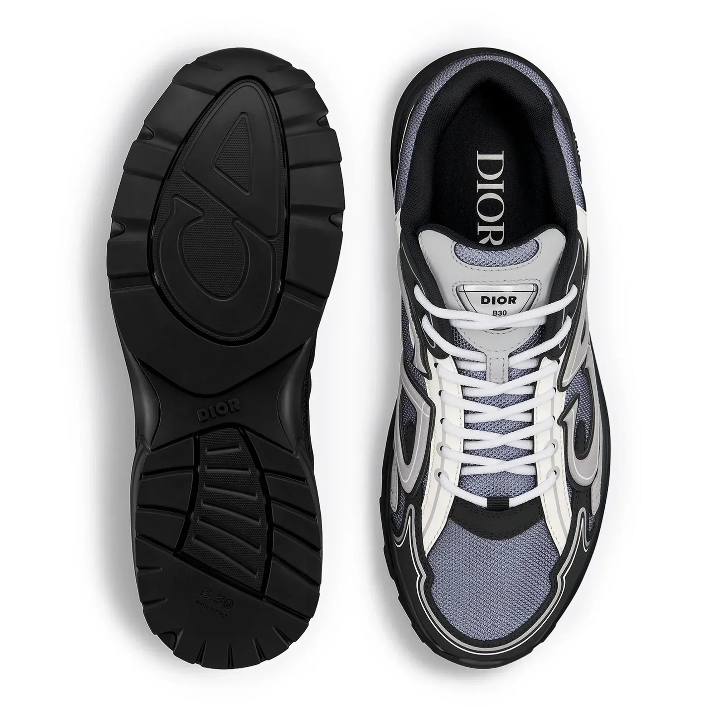 Dior B30 Trainer - (Blue Grey White Black)