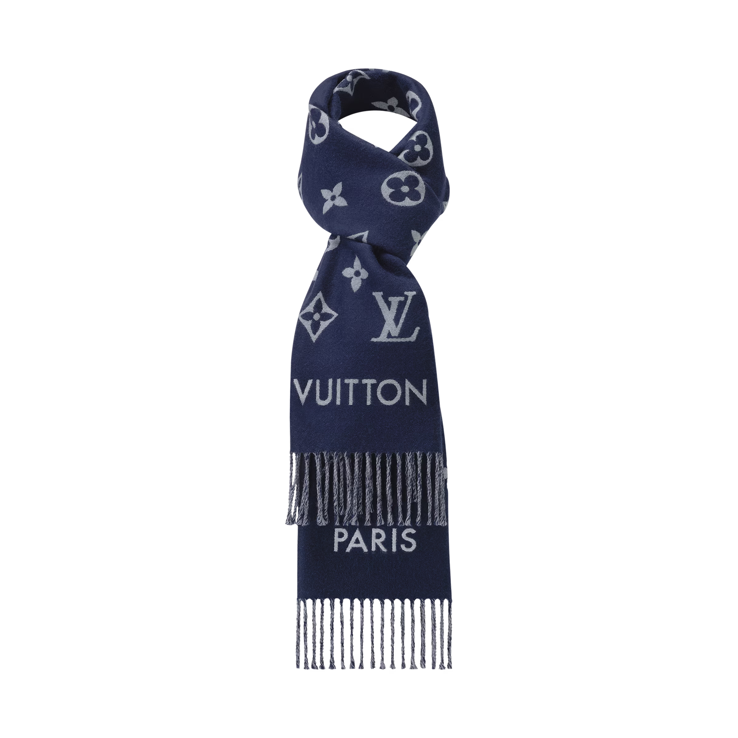 LV Scarf (All About Monogram - Blue)