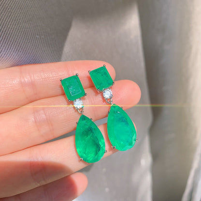 IL - Gemstone Dainty Drop Fine Earrings